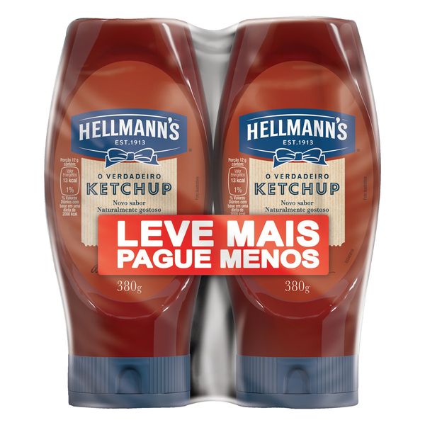 Pack Ketchup Hellmann's 380g