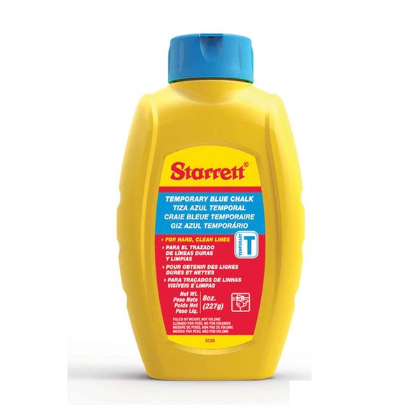 Giz de linha em caixa ABS com refil de giz azul KCS001B-S Starret