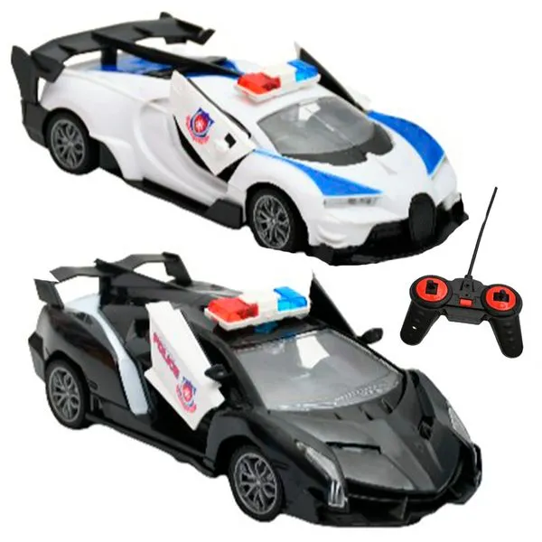 Carro Forças Especiais Controle Remoto Turbo Charger Plástico Sortido LJM208 - honeyhome