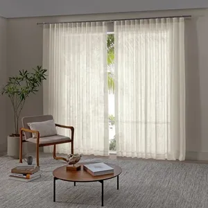 Cortina Trilho Duo Bella & Co 540x250cm Linhão E Areia (MP)