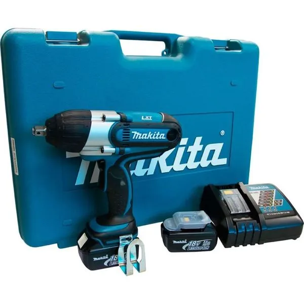 Chave de Impacto 18V Com Baterias e Maleta DTW450RFE Makita