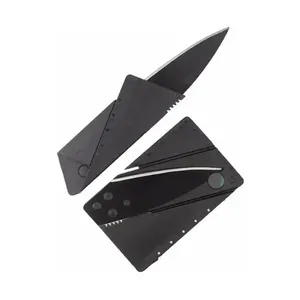 Canivete Cartão Dobrável C41629 Super Leve para Levar na Carteira com Trava de Segurança Preto GXM Canivete Dobrável C41629 Tamanho de Cartão de Crédito com Trava de Segurança Preto GXM