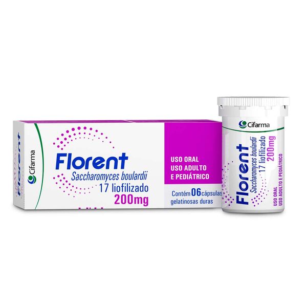 Florent 200mg 6 Cápsulas Duras