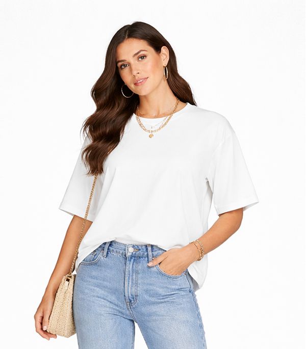 Blusa Feminina Com Mangas Amplas Infinita Cor Bege GG