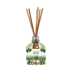 Difusor de Aromas Secar Sensacões 300ml Alecrim Silvestre com Vareta de Madeira de Pinus