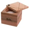 Saleiro De Madeira Para Sal Cozinha Churrasco Essence