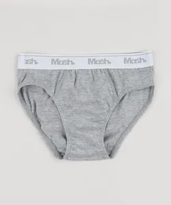 Cueca Infantil Mash Slip Cinza G