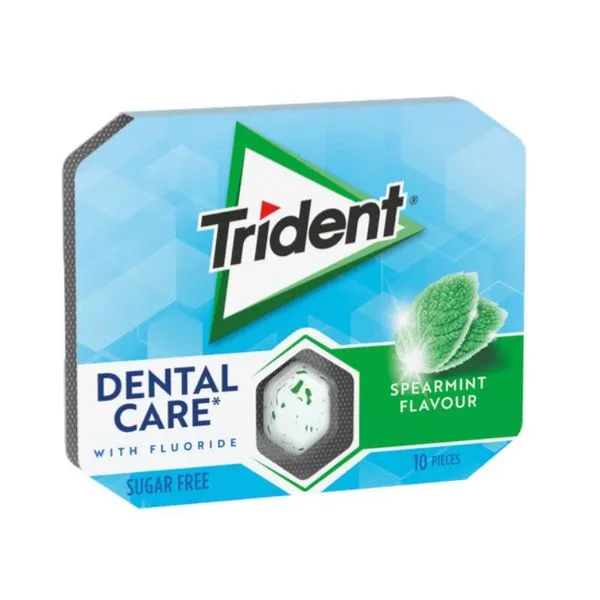 Goma de Mascar Trident Oral-B Spearmint 10 Unidades TRIDENT 10UN ORAL B SPEARMINT