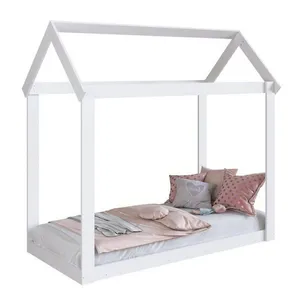 Mini Cama Infantil Montessoriano Meu Fofinho Art in Móveis Branco