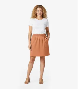 Saia Feminina em Molecotton Infinita Cor Marrom GG