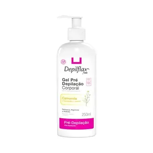 Gel Corporal Depilflax Pré Depilação Camomila 250ml Gel Corp Depilflax 250ml Pre Depil.Camomila