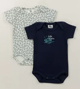 Kit Body Barquinhos com 2 Unidades Verde - M