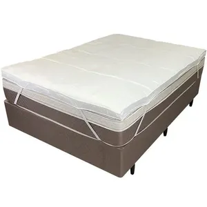 Pillow Top Solteiro Dupla Face 200 Fios 6cm 700g-m² 88x188cm Branco