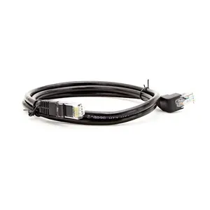 Cabo de Rede Patch Cord Cat5 Plug 90° Graus para Cima 50 CM