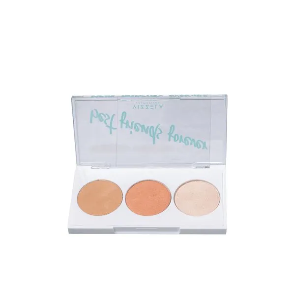 Paleta Vizzela BFF Con Blush Iluminador C02 7,5g
