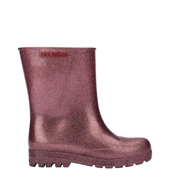 Mini Melissa Welly Infantil Rosa Glitter 33868-31