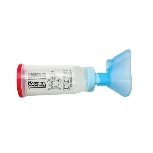 Espaçador Para Inalação Baby Pequeno Galinha Pintadinha AGPMED 1 Unidade