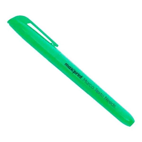 Marca Texto Maxprint Needs Caixa Com 12 Unidades Verde (MP)