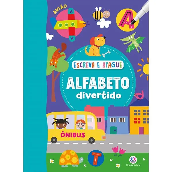 Livro Alfabeto Divertido Escreva e Apague