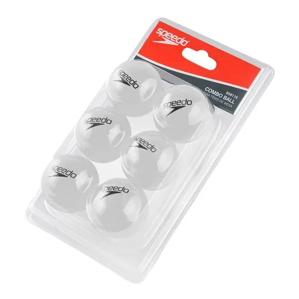 Kit de bolas para tênis de mesa com 6 unidades - BRANCO ÚNICO