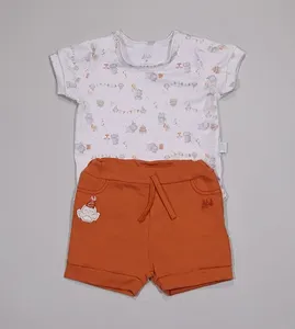 Conjunto Body/Shorts Festa Cru - G