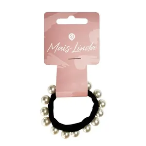 Elástico para Cabelo com Pérola 8305 São João ELASTICO P/CABELO C/PEROLA 8305 SAO JOAO