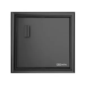 Saboneteira de Embutir 7544 para Banheiro Design Sofisticado em Inox Alumínio Plástico ABS Black Crismetal Saboneteira de Embutir 7544 para Banheiro em Inox Alumínio Plástico ABS Black Crismetal