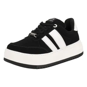 Tênis Feminino Casual Via Marte 233004 PRETO/BRANCO 40