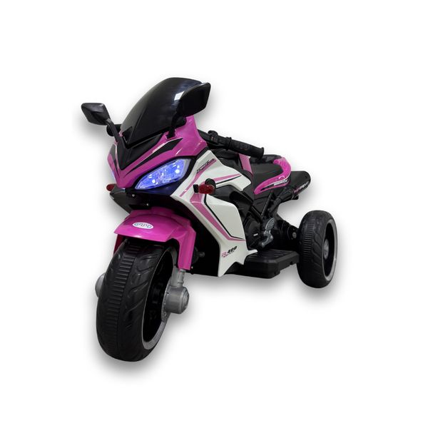 Moto Elétrica Infantil 6V Hyper Speed Rosa