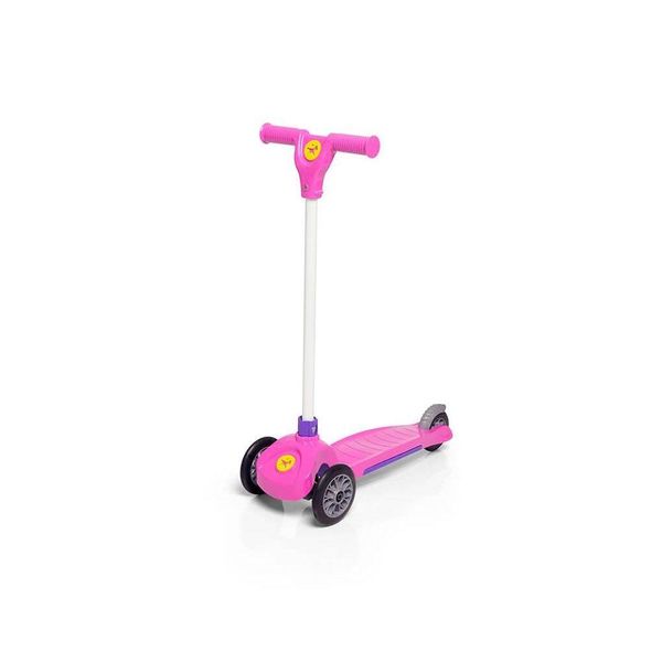 Brinquedo Patinete Trinet Rosa 3 Rodas Calesita Único