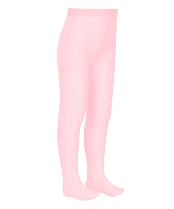 meia calça infantil estrelinha lupo rosa PP