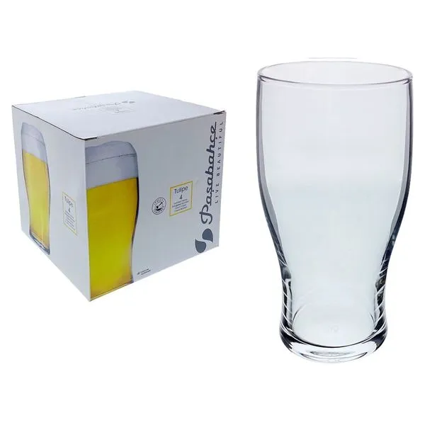 Conjunto de Copo 4 Peças Pasabahce Tulipa 748-42747 Y-BI