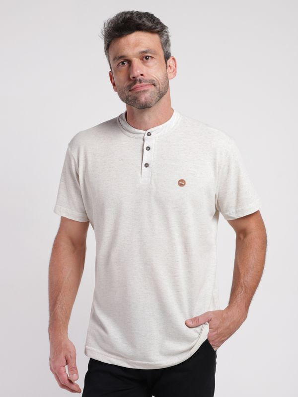 Camiseta Manga Curta Gangster Masculina NATURAL GG
