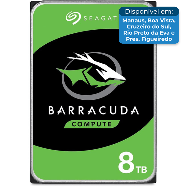 HD Interno Seagate Sata 8tb Barracuda A-BI