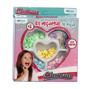 Kit Miçangas Etilux com 90 Peças