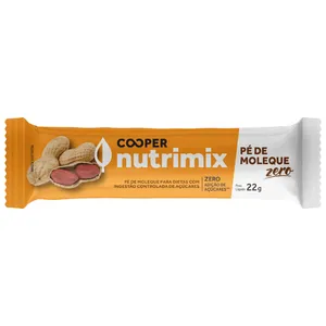 Barra Pé de Moleque Zero Açúcares Cooper Nutrimix 22g