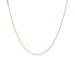 Corrente Hewett de Aço Dourada 2mm Dourado P