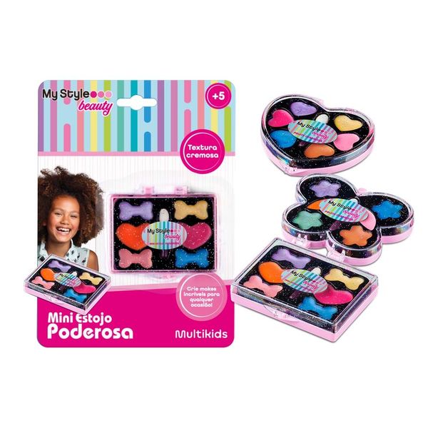 Estojo de Maquiagem Infantil My Style Beauty Mini Estojo Poderosa +5 Anos Multikids - BR1328 BR1328