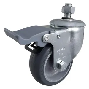 Rodízio Giratório Com Base 125 Kilos Grron 312 Bp - 120973 - Rod-car
