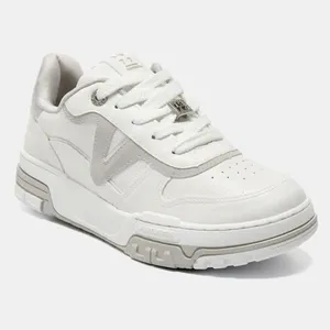 Tênis Street Branco e cinza e prata 218-016-08 38