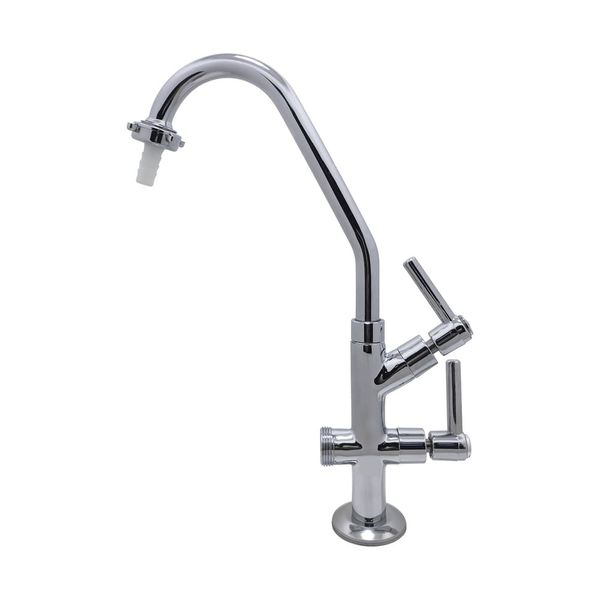 Torneira Tanque/Jardim Mesa Bica Longa Flexível 1/4V Cromado Bognar Torneira para Tanque/Jardim Mesa Longa Flexível C31 Cromada