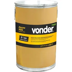 Arame MIG Aço ER70 S6 1,0mm Barrica 250kg - VONDER/TMX