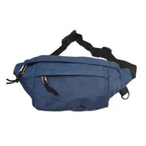 Pochete Bolsa Grande Transversal Ajustável para Celular GXM Azul com Bolso Interno e Zíper Pochete Bolsa Grande Transversal GXM Ajustável para Celular Azul com Bolso Interno