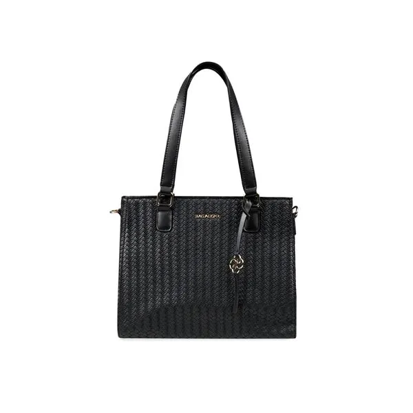 Bolsa de Ombro Feminina Com Alça Longa New Tressê Preta 0280852458001