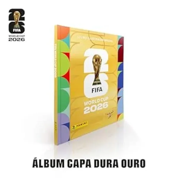 FIFA WORLD CUP UNITED 2026 ALBUM CAPA DURA OURO - PANINI