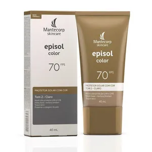 Episol Color Protetor Solar 40ml FPS70 Tom 2 Claro