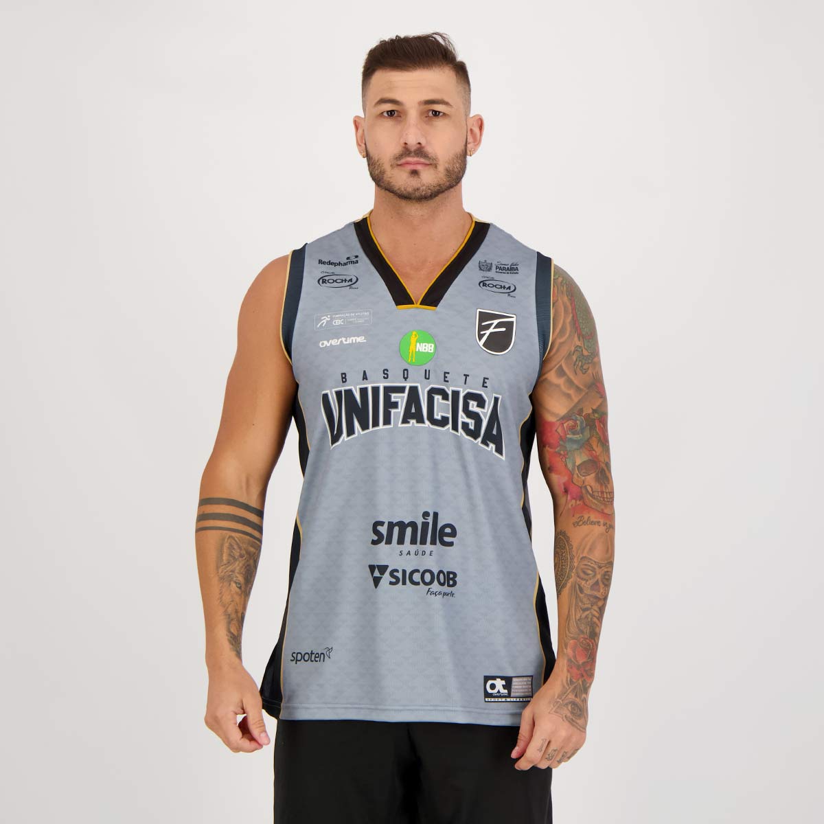 Regata Overtime NBB Unifacisa 2022 Cinza