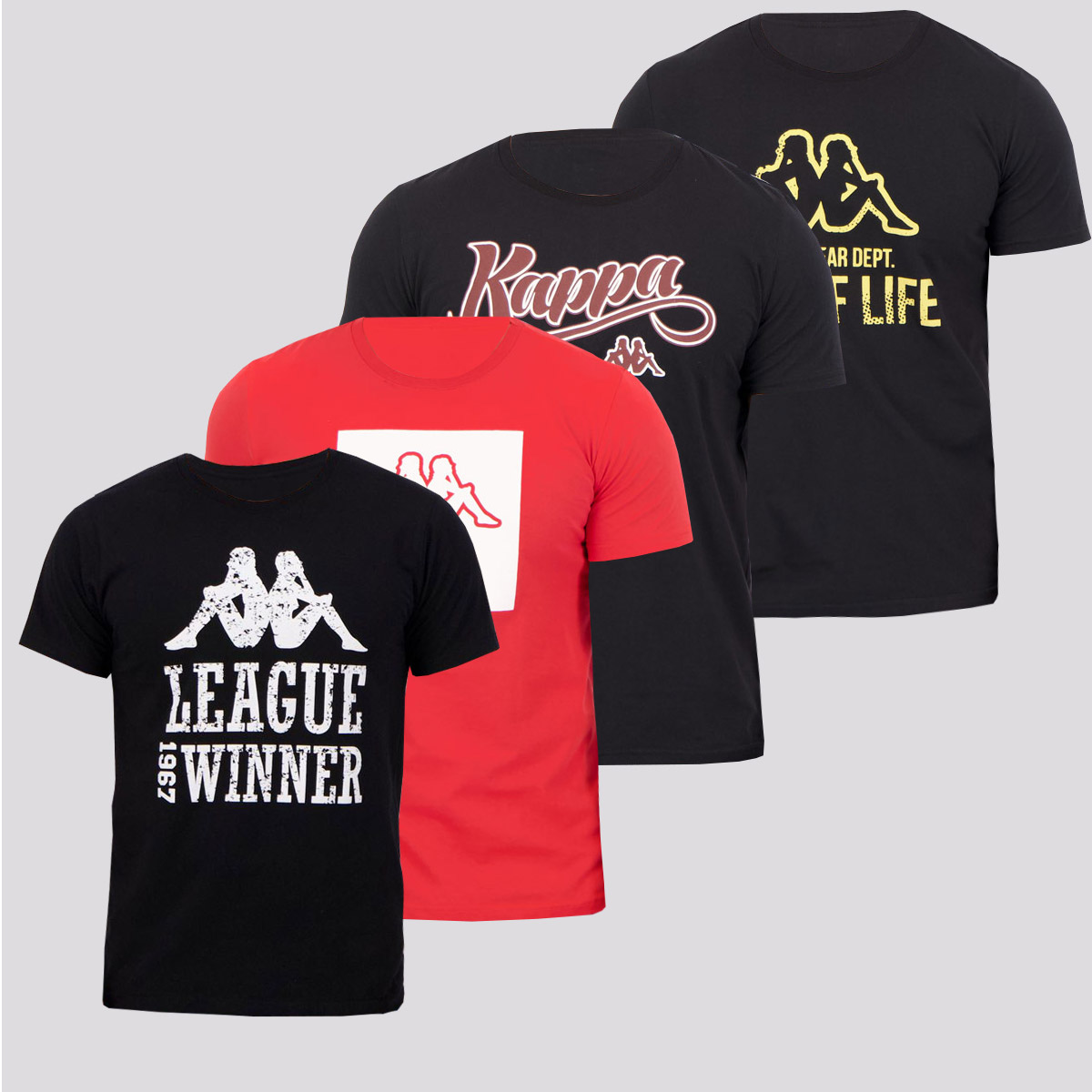 Kit de 4 Camisetas Kappa Style