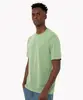 camiseta de algodão relaxed manga curta verde PP