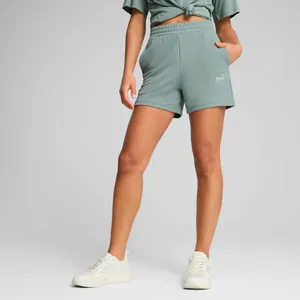 Shorts ESS Small No. 1 Logo 5'' High-Waist Feminino